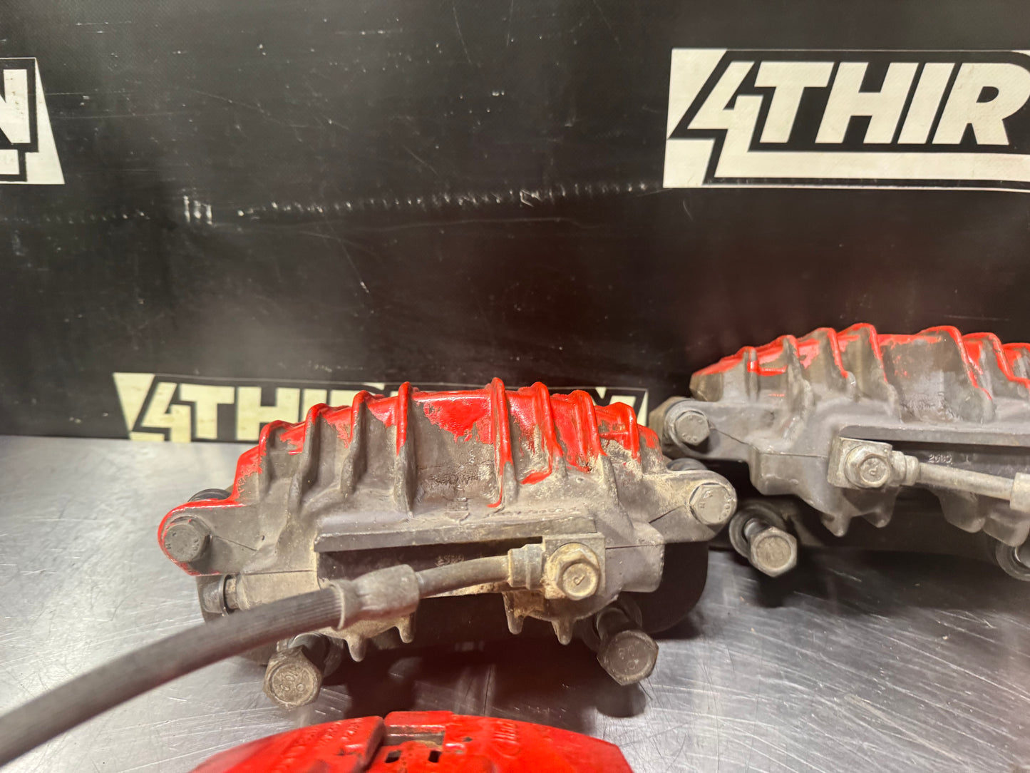 97-04 CHEVROLET CORVETTE C5 OEM FROTN AND REAR BRAKE CALIPER SET #N325