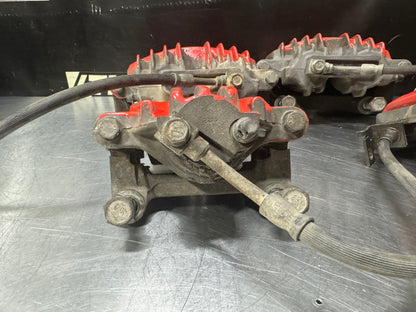 97-04 CHEVROLET CORVETTE C5 OEM FROTN AND REAR BRAKE CALIPER SET #N325