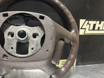 2010-2014 GMC YUKON DENALI HEATED WOODGRAIN STEERING WHEEL OEM 20779501 #N605
