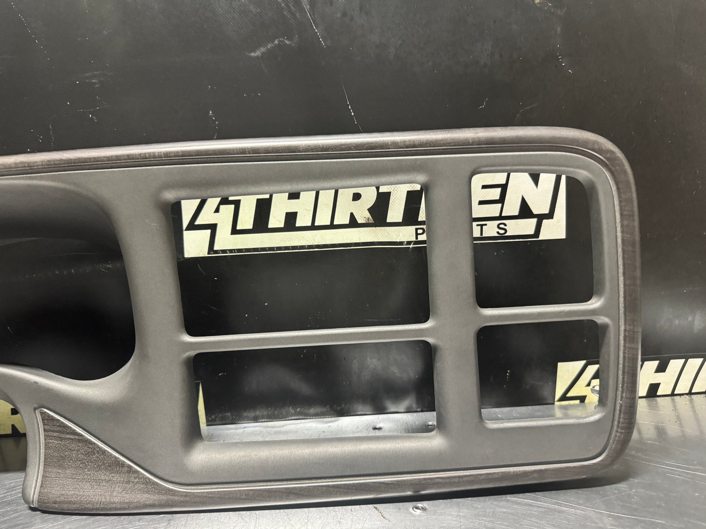 03-06 CHEVY SILVERADO GMC SIERRA GAUGE CLUSTER DASH BEZEL WOOD GRAIN OEM #N563