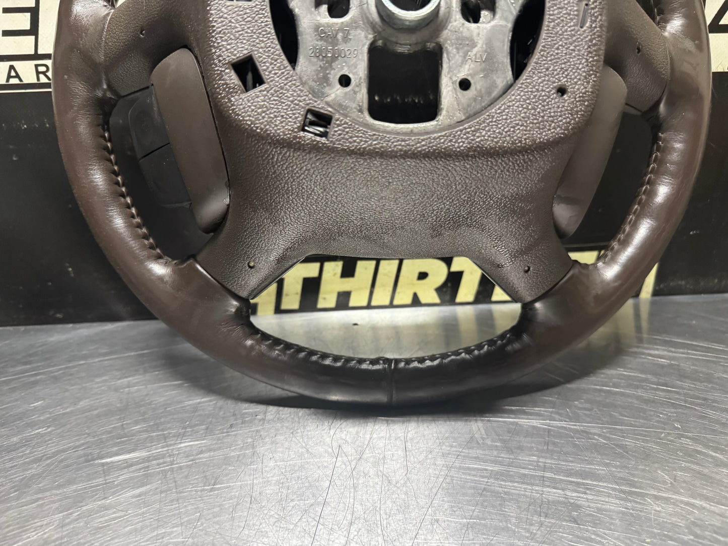 2010-2014 GMC YUKON DENALI HEATED WOODGRAIN STEERING WHEEL OEM 20779501 #N605