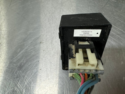 05-13 CORVETTE C6 ENGINE IGNITION START STOP SWITCH 10352511 OEM #L187
