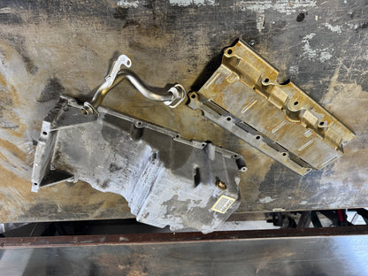04-06 PONTIAC GTO OIL PAN LS1 LS2 OEM 5.7 6.0 FRONT SUMP OEM AND TRAY #N79