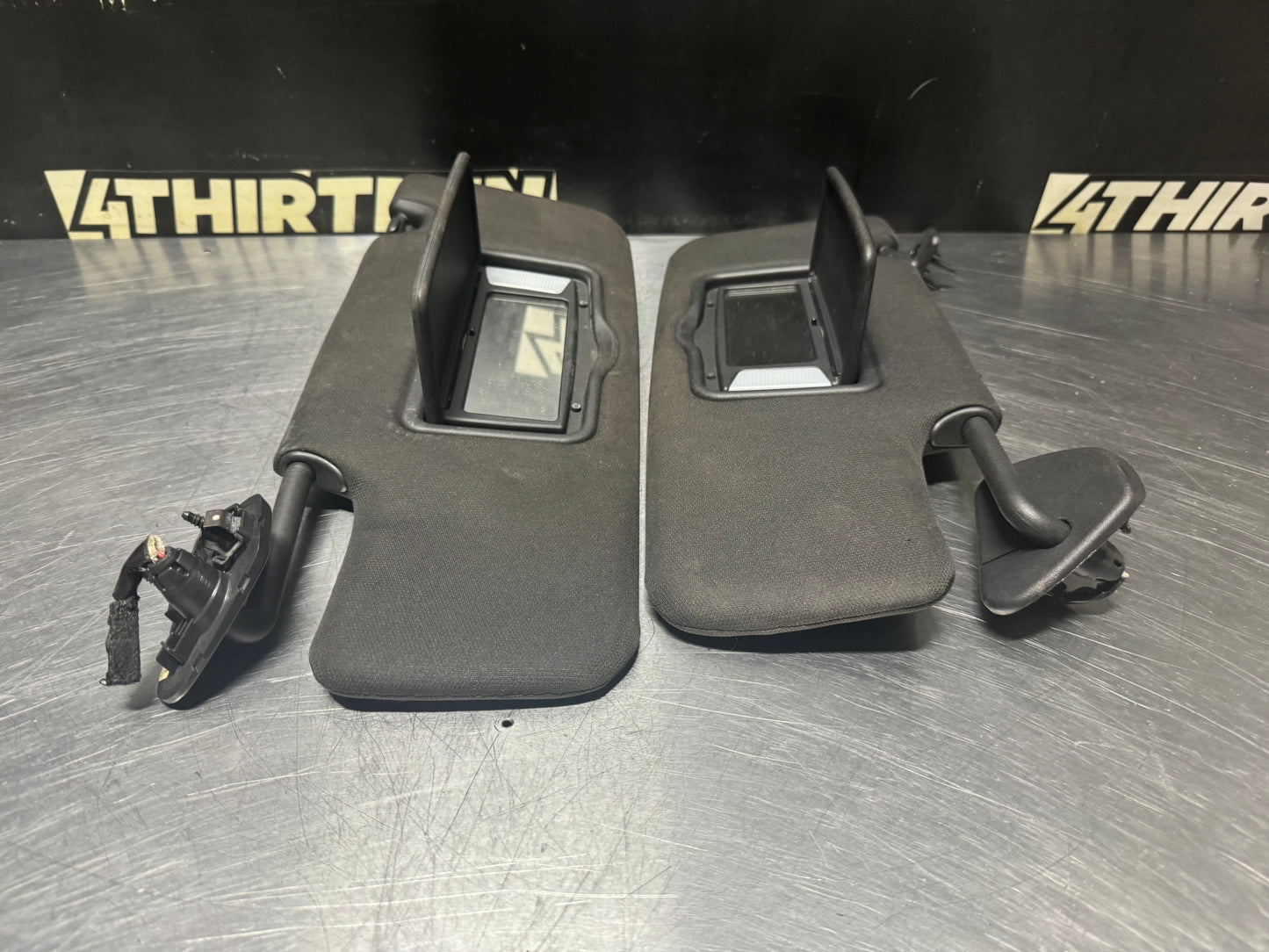 11-14 FORD MUSTANG SUN VISOR SET OEM #N426