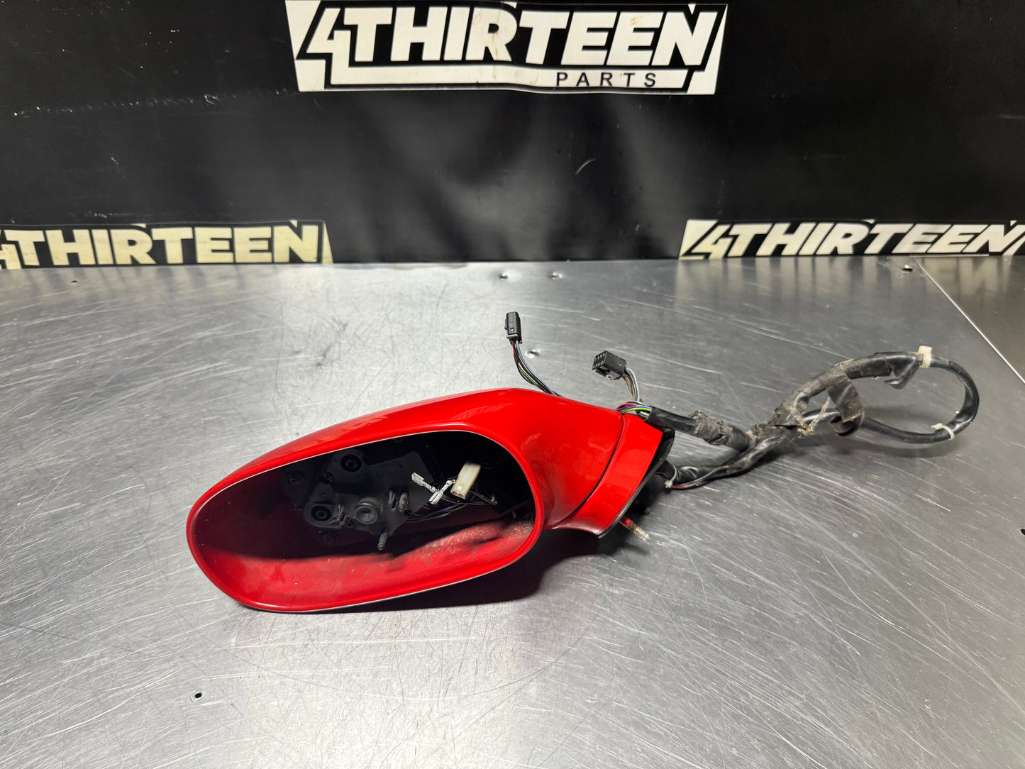 1997-2004 CORVETTE C5 LF DRIVER SIDE MIRROR TORCH RED OEM #N238
