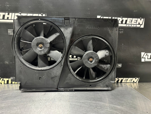 97-04 C5 CORVETTE DUAL RADIATOR FAN W/ SHROUD OEM #N206