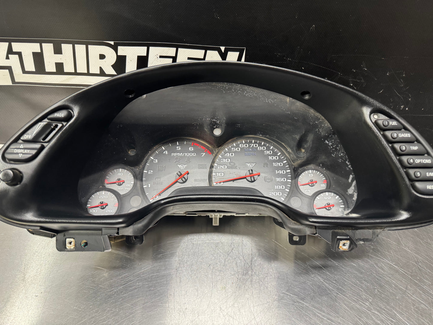 1997 - 2004 CORVETTE C5 OEM USED CLUSTER #L344