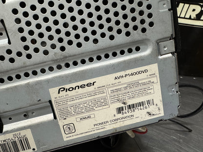 PIONEER AVH-P1400DVD MULTIMEDIA DVD MP3 RADIO RECEIVER #N843