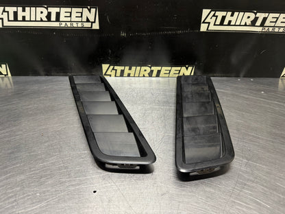 2013 FORD MUSTANG GT HOOD VENT LOUVERS PAIR BLCK OEM #N649