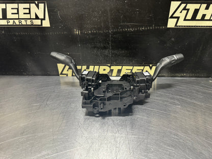 18-23 FORD MUSTANG GT STEERING COLUMN STALK BRACKET HOUSING WITH STALKS OEM #V23