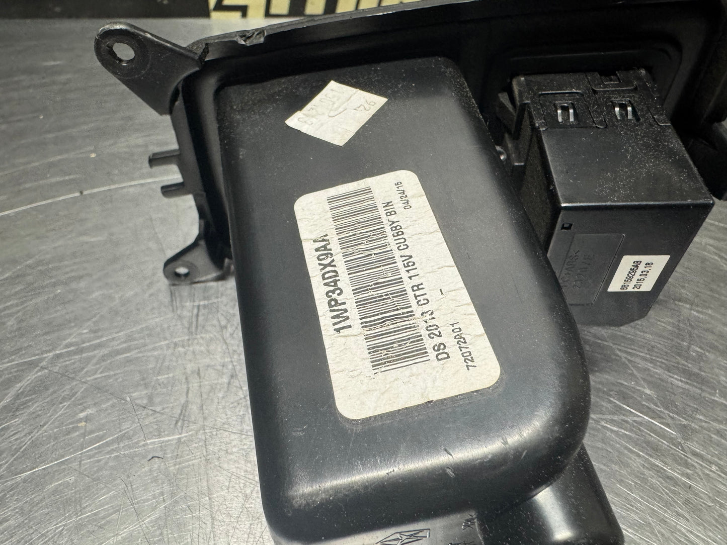 13-22 RAM 1500 2500 3500 DASH CUBBY W/ 115V AC OUTLET 1WP34DX9AA OEM #N370