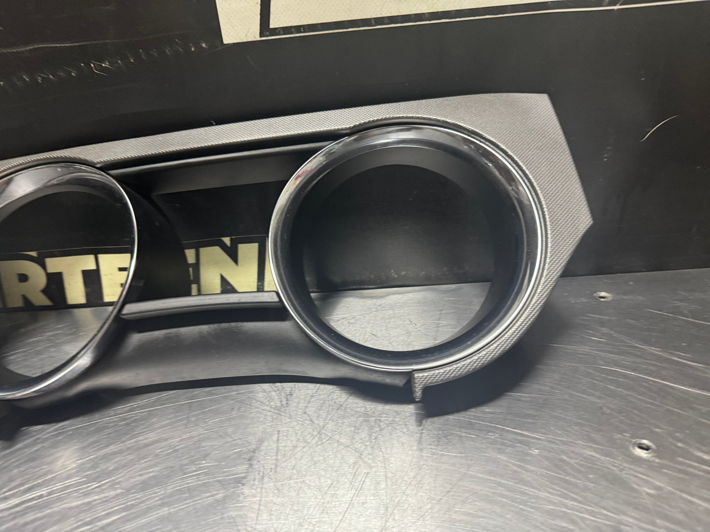 10-14 FORD MUSTANG GT SPEEDOMETER CLUSTER BEZEL AR33-63044D70-A OEM #N427