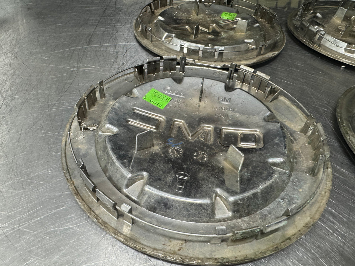 08-13 GMC SIERRA CENTER CAPS SET OF (4) 9596381 OEM #X13