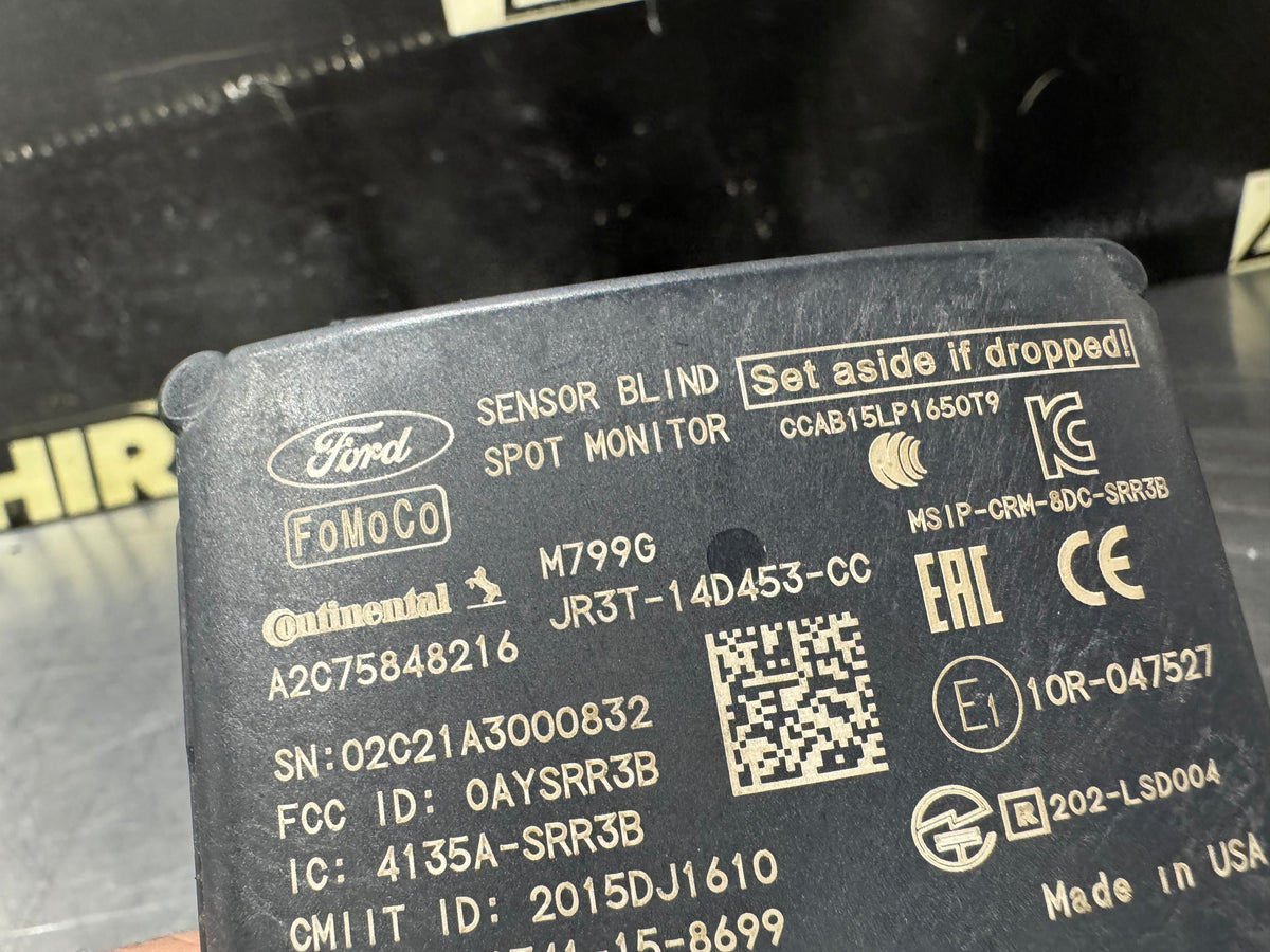 2021 FORD MUSTANG GT REAR BLIND SPOT SENSOR MONITOR JR3T-14D453-CC OEM #V80