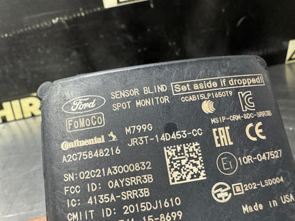 2021 FORD MUSTANG GT REAR BLIND SPOT SENSOR MONITOR JR3T-14D453-CC OEM #V80