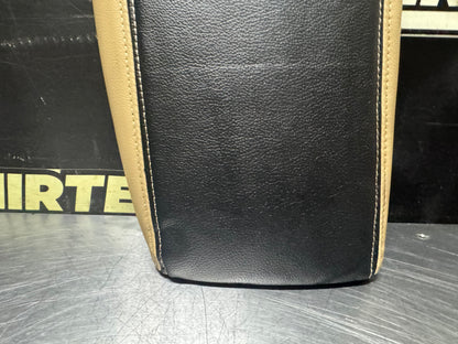 97-04 C5 CORVETTE CENTER CONSOLE LID ARMREST LEATHER COVER OEM #N521