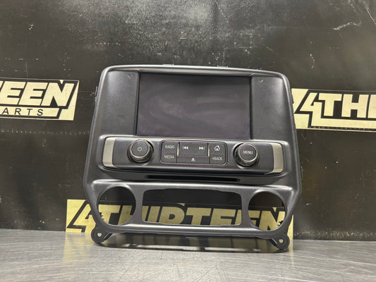 14-18 CHEVY SILVERADO GMC SIERRA CENTER DASH RADIO DISPLAY 815372982 OEM #N598