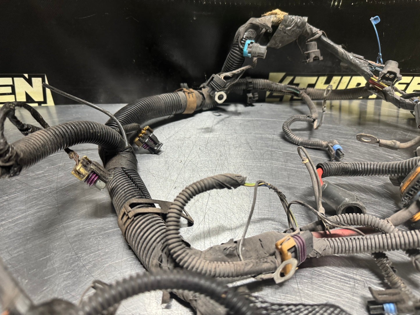 02 CAMARO SS LS1 AUTOMATIC ENGINE HARNESS OEM #N689