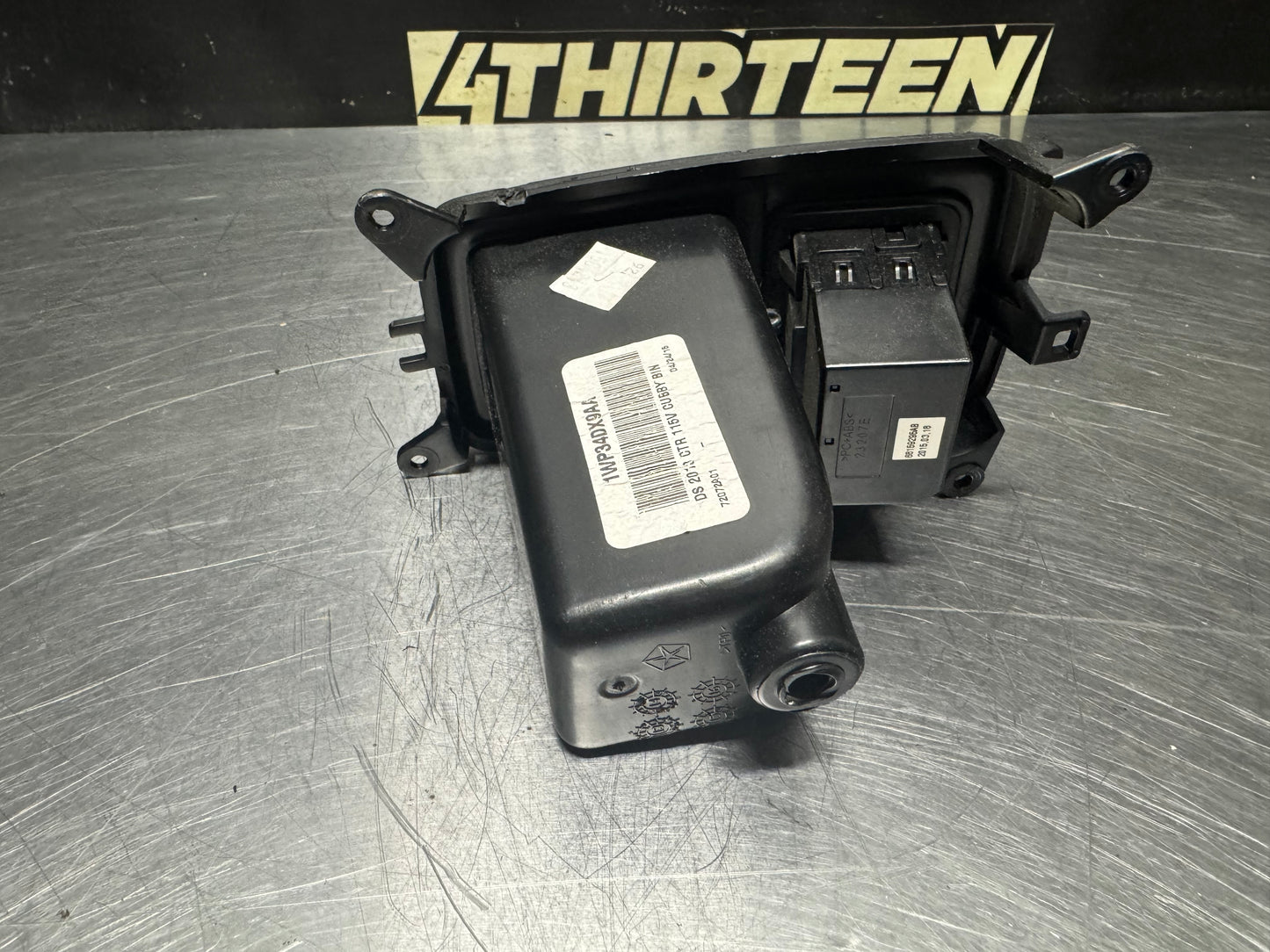 13-22 RAM 1500 2500 3500 DASH CUBBY W/ 115V AC OUTLET 1WP34DX9AA OEM #N370