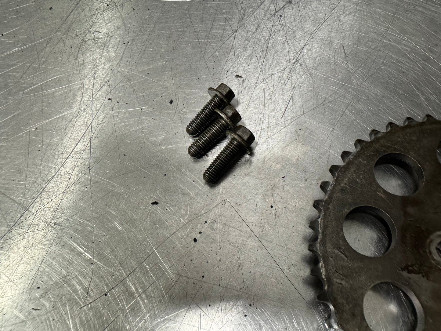 3 BOLT TIMING CHAIN WITH TIMING SPROCKET #N815