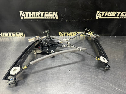 2015 FORD MUSTANG LH DRIVER SIDE WINDOW MOTOR REGULATOR ASSEMBLY OEM #V54