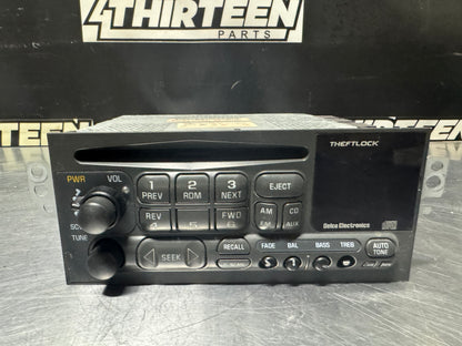 1997-2004 CORVETTE C5 RADIO AM FM CD PLAYER 16201841 DELCO OEM #N114