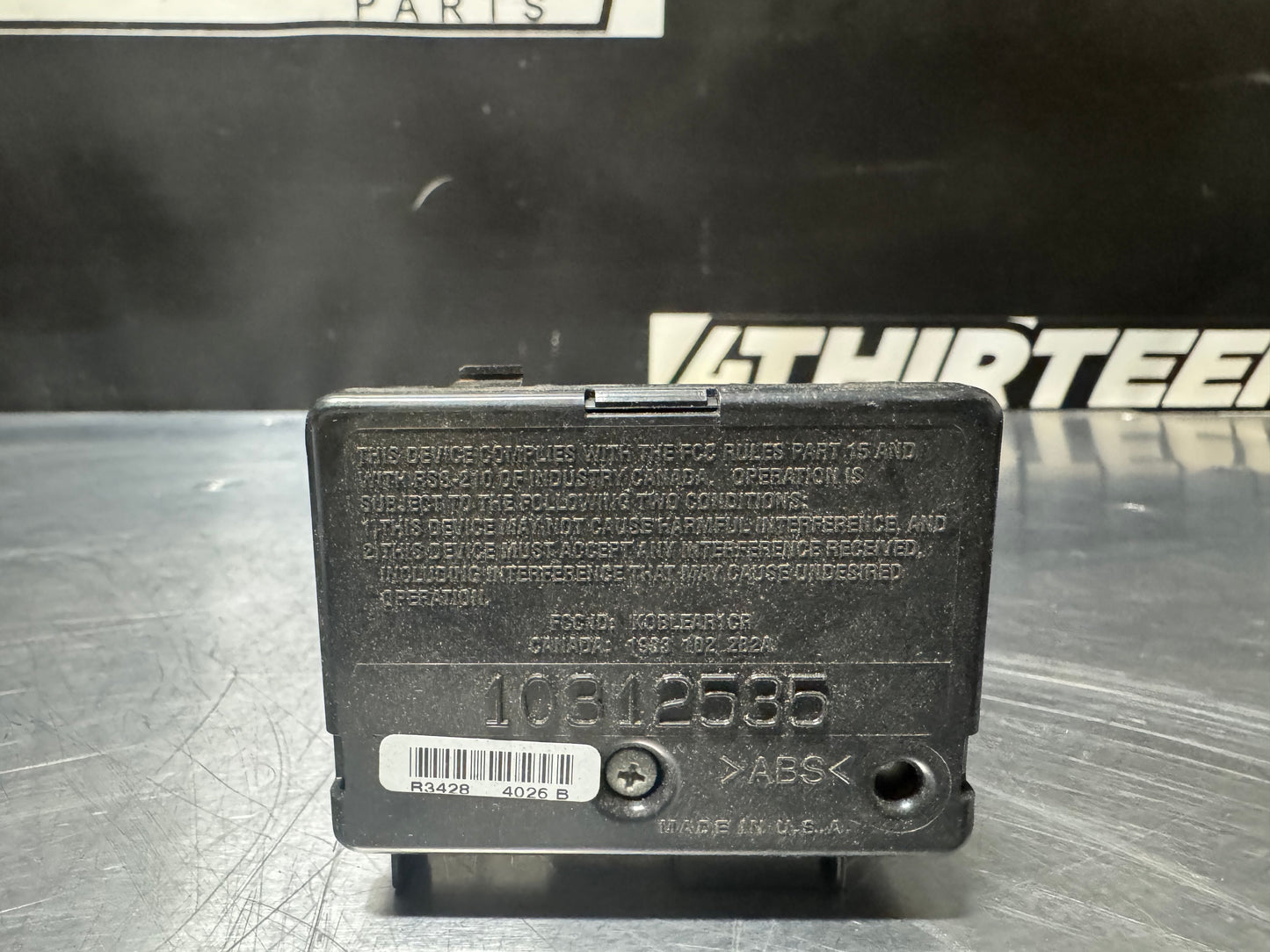 01-04 C5 CORVETTE KEY FOB LOW TIRE PRESSURE MODULE 10312535 OEM #N82