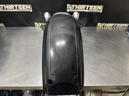 2010 HARLEY DAVIDSON STREET GLIDE REAR FENDER W/ LIGHTS OEM #N335