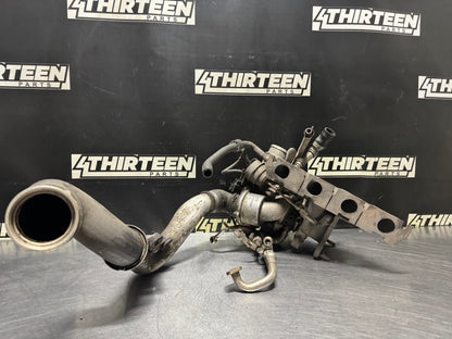 06-09 VOLKSWAGEN GOLF GTI EXHAUST MANIFOLD TURBO ASSEMBLY OEM #N506