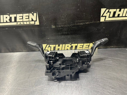 15-17 FORD MUSTANG GT STEERING COLUMN STALK BRACKET HOUSING WITH STALKS OEM #V2