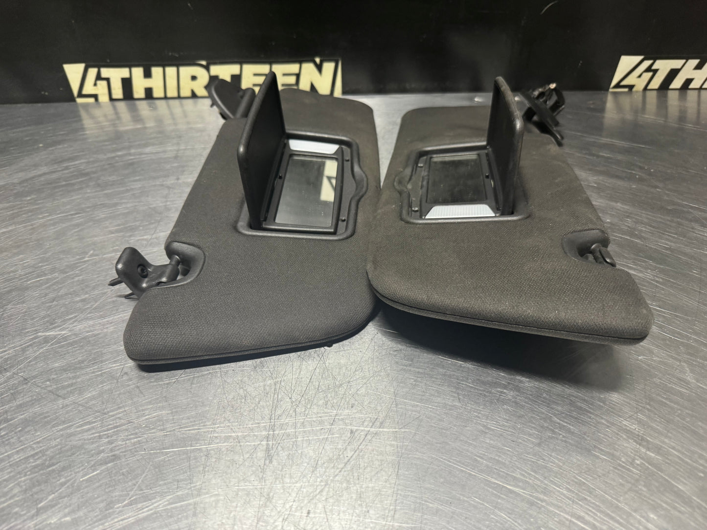 11-14 FORD MUSTANG SUN VISOR SET OEM #N426
