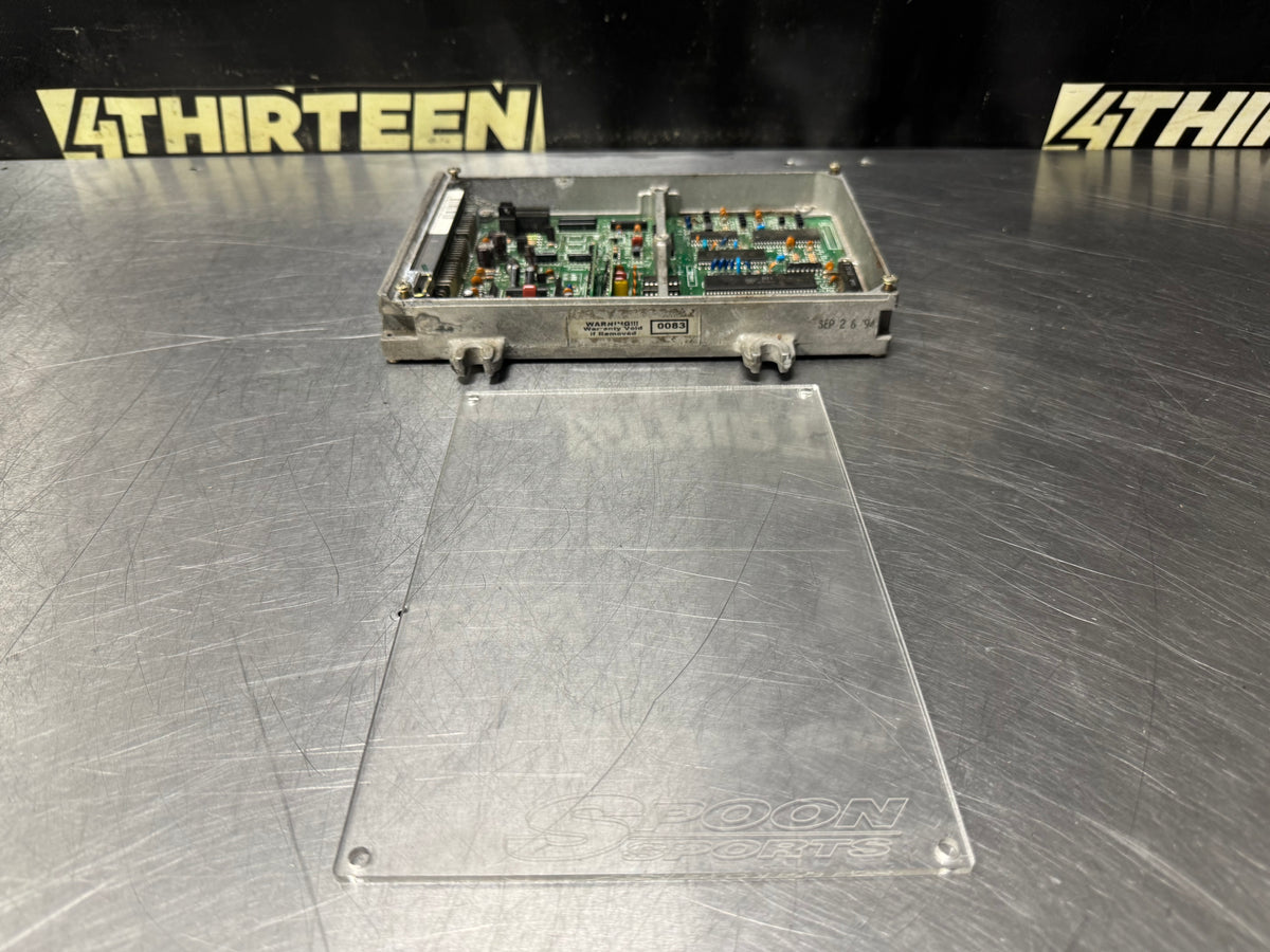 OBD1 HONDA P06 ECU CHIPPED AND SOCKETED WITH CLEAR COVER SPOON SPORTS #N902