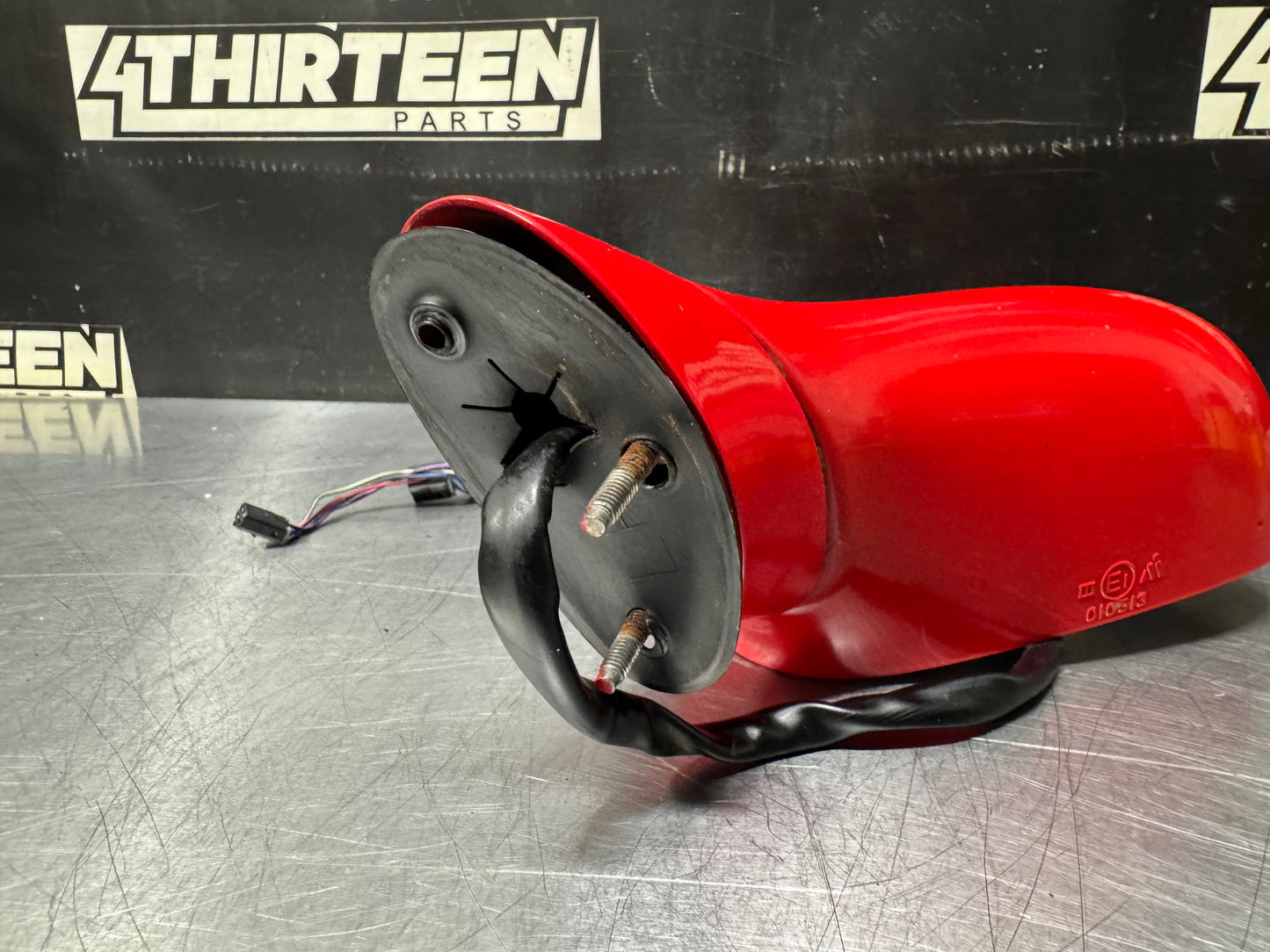 1997-2004 CORVETTE C5 LF DRIVER SIDE MIRROR TORCH RED #N738