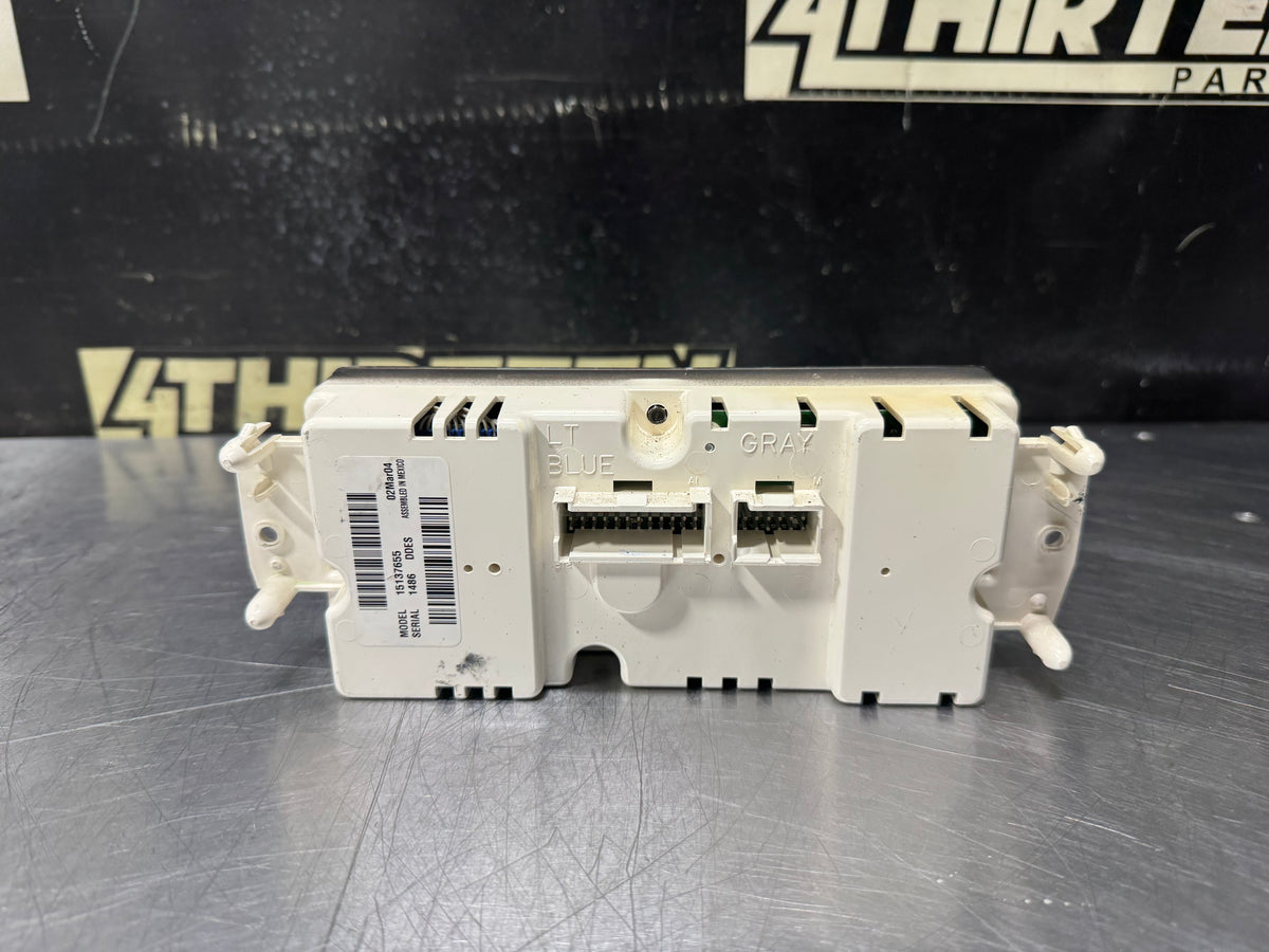 1997-2004 C5 CORVETTE HVAC CLIMATE CONTROL UNIT 15137655 USED OEM #X39