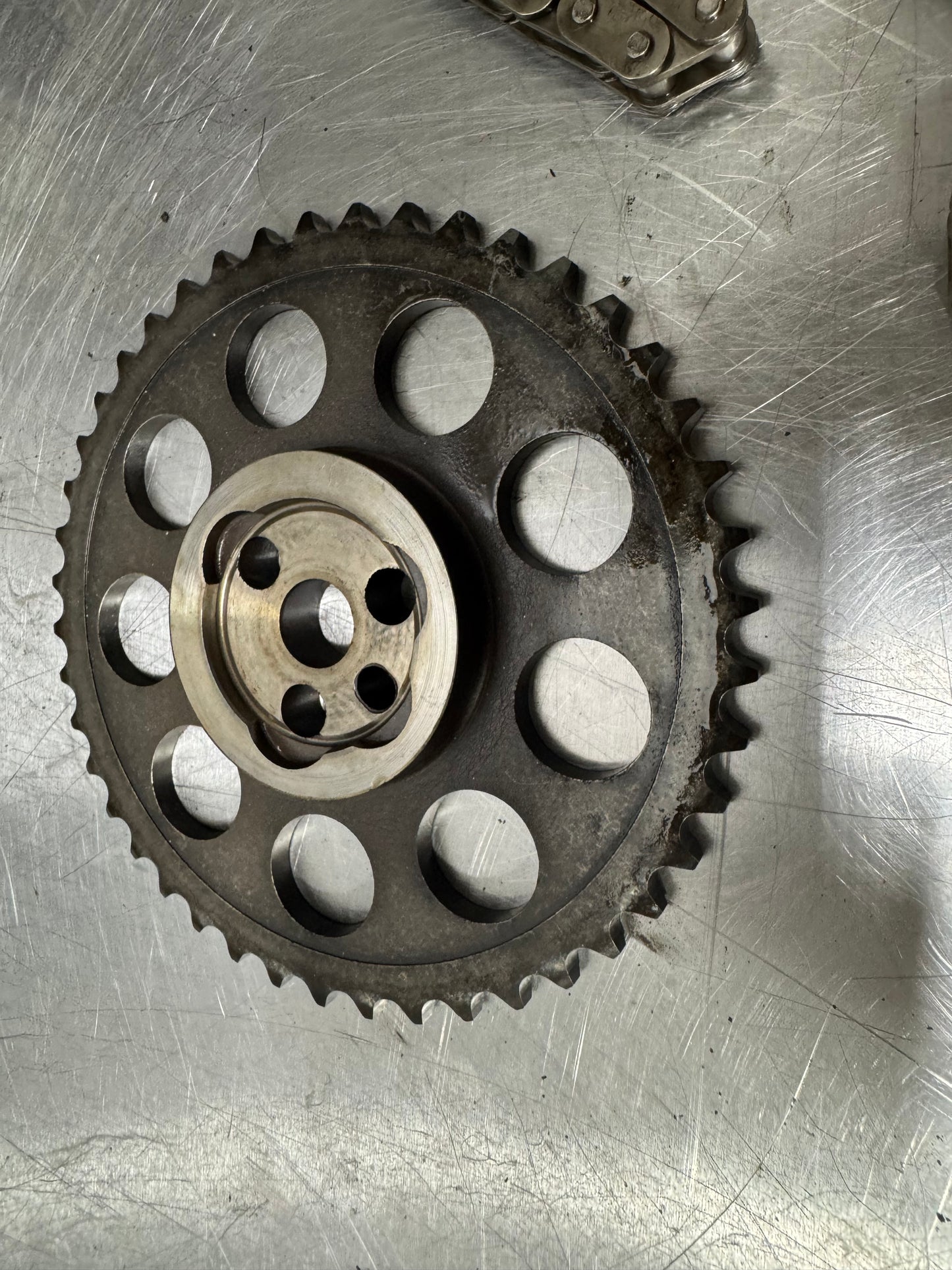 3 BOLT TIMING CHAIN WITH TIMING SPROCKET #N815