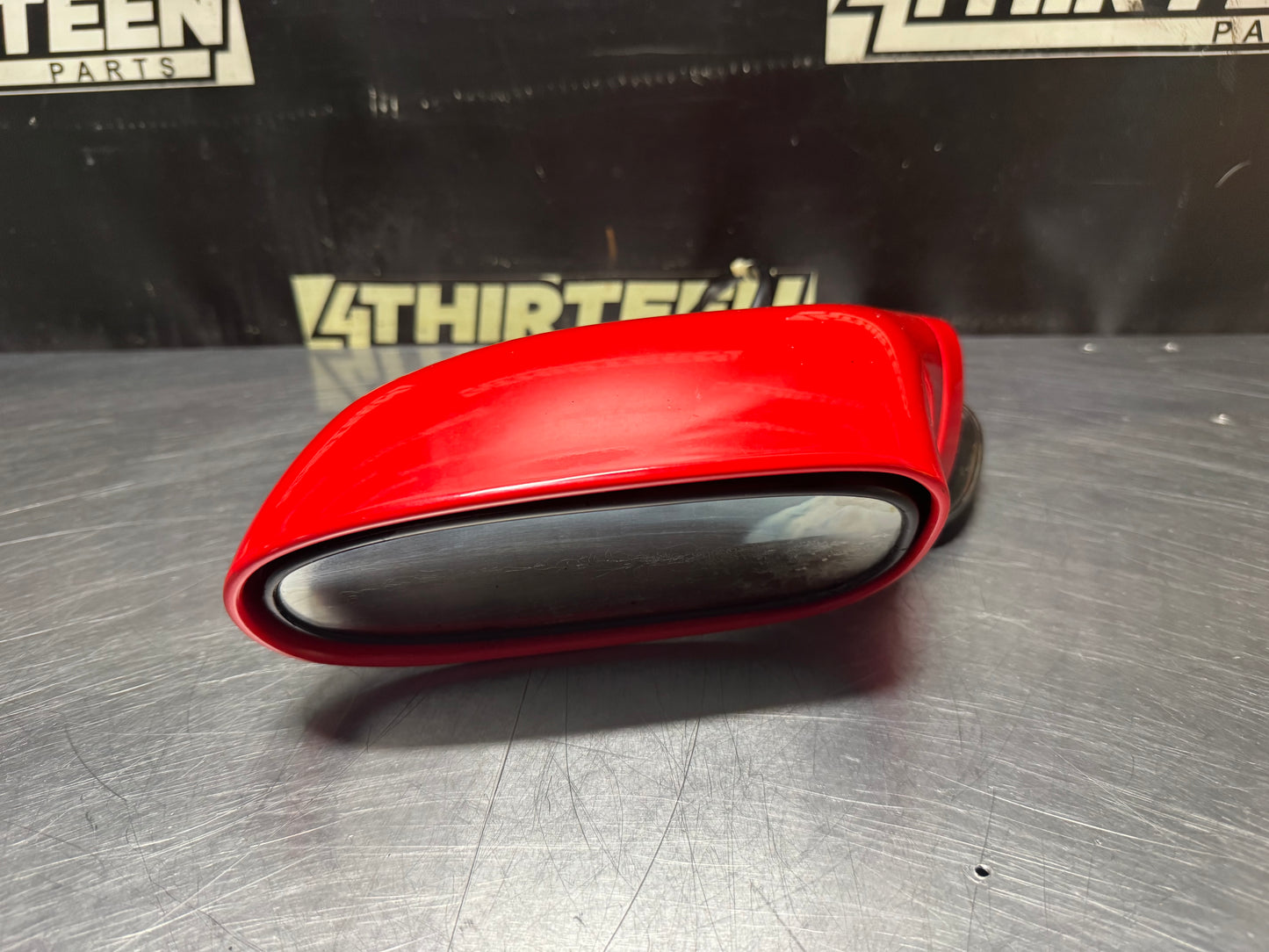 1997-2004 CORVETTE C5 LF DRIVER SIDE MIRROR TORCH RED OEM #N480