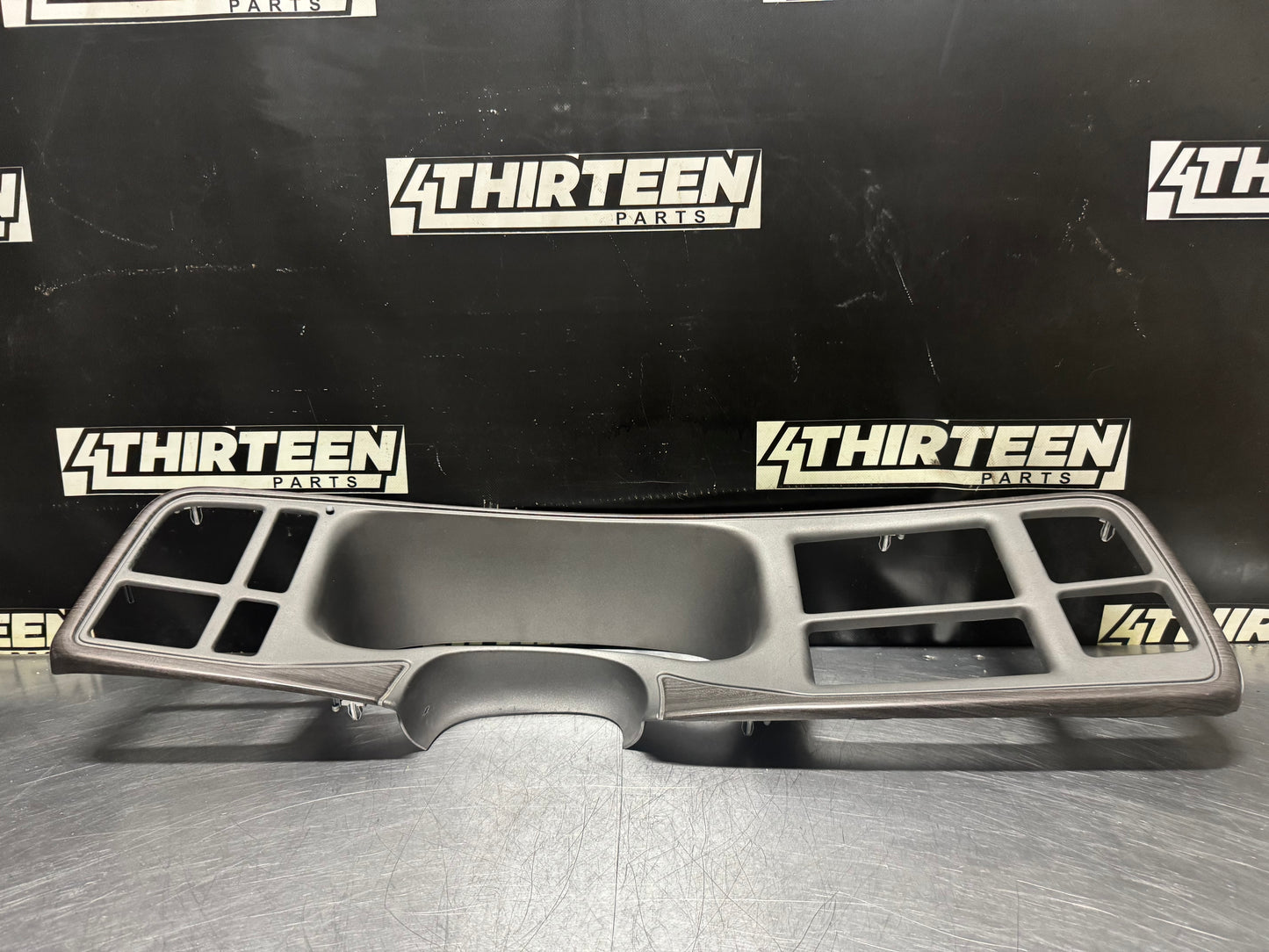 03-06 CHEVY SILVERADO GMC SIERRA GAUGE CLUSTER DASH BEZEL WOOD GRAIN OEM #N563