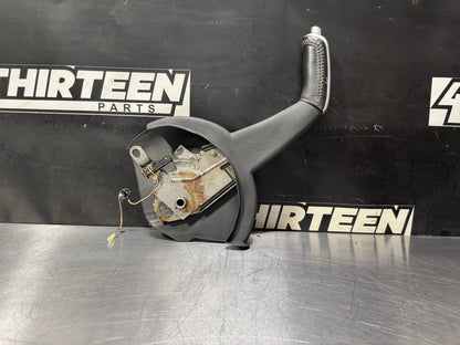 04-06 PONTIAC GTO EMERGENCY BRAKE HANDLE GREY STITCHING #L424