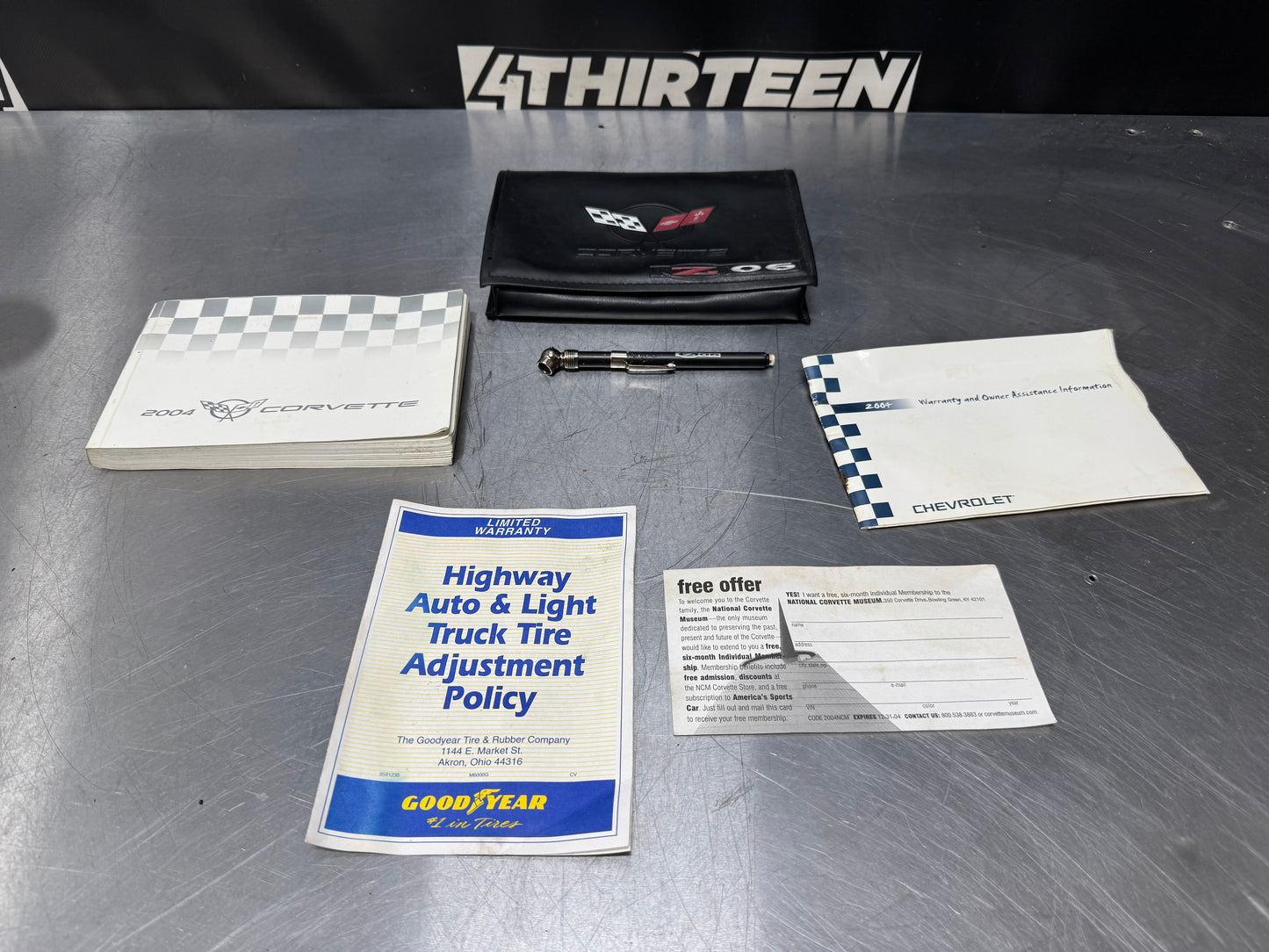 2004 C5 CORVETTE Z06 OWNERS MANUAL OEM #L274