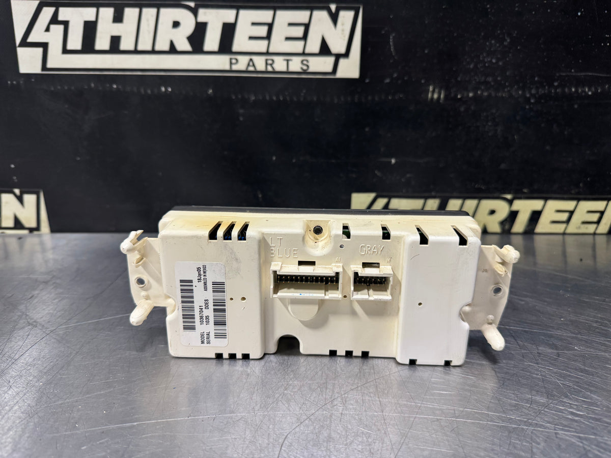 03-06 CHEVROLET SILVERADO CLIMATE CONTROL MODULE 10367041 OEM #N982