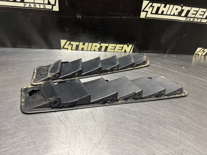 2013 FORD MUSTANG GT HOOD VENT LOUVERS PAIR BLCK OEM #N649