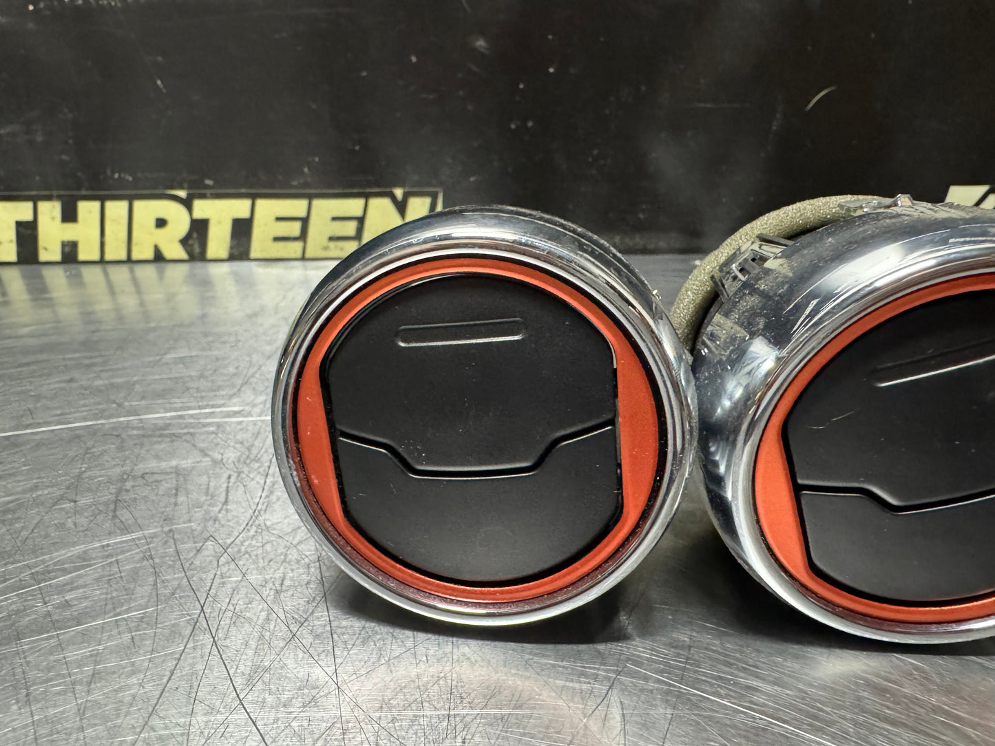 15-19 FORD MUSTANG CENTER DASH AIR VENTS SET OF 3 OEM #N760