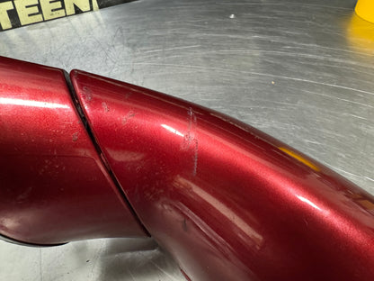 1997-2004 CORVETTE C5 LF DRIVER SIDE MIRROR MAGNETIC RED #N736