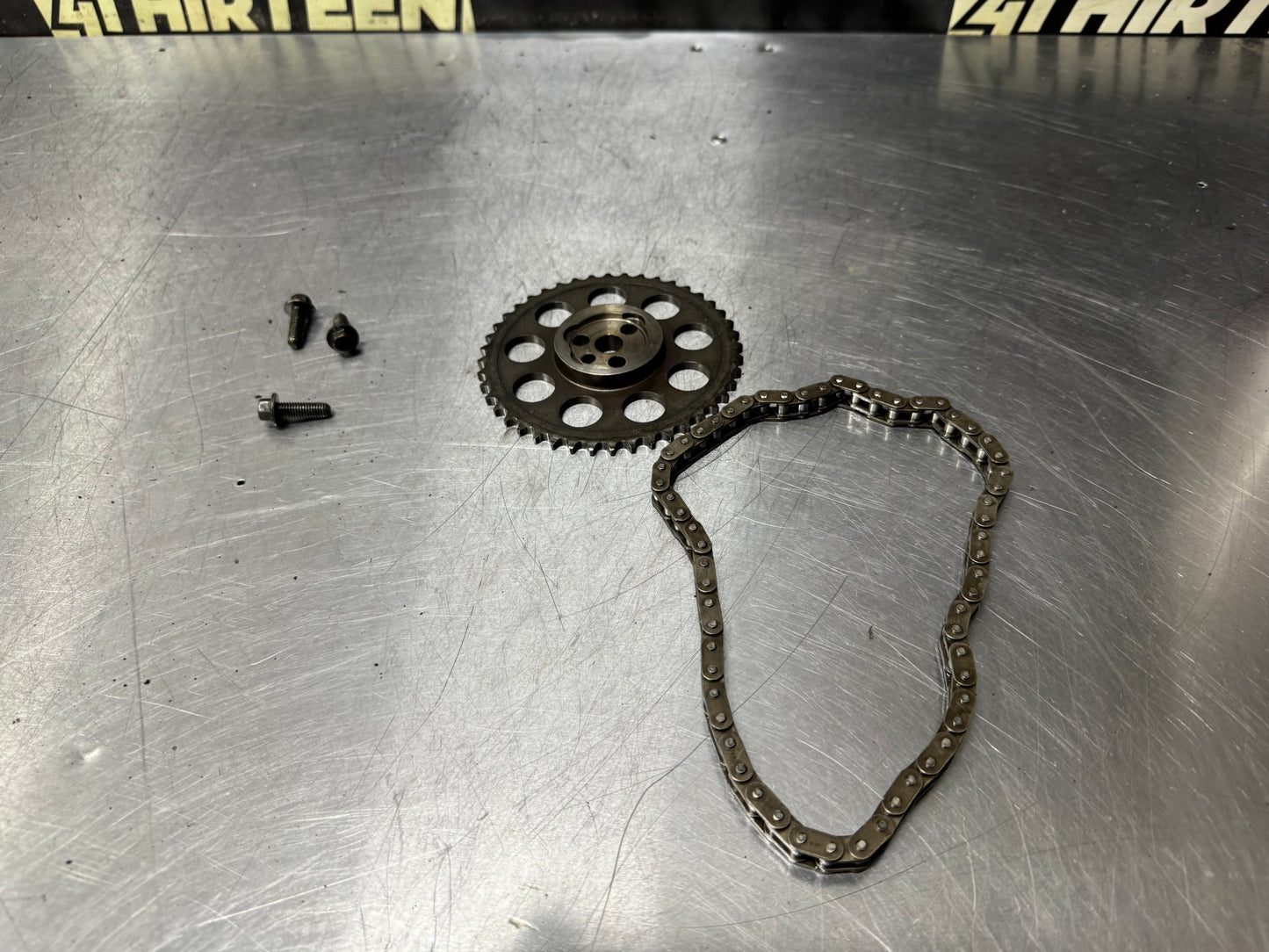 3 BOLT TIMING CHAIN WITH TIMING SPROCKET #N815