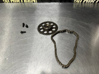 3 BOLT TIMING CHAIN WITH TIMING SPROCKET #N815