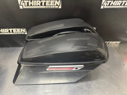 2010 HARLEY DAVIDSON STREET GLIDE SADDLE BAGS OEM #N334