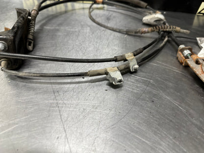 97-04 CORVETTE C5 E BRAKE HANDLE AND CABLES OEM #N856