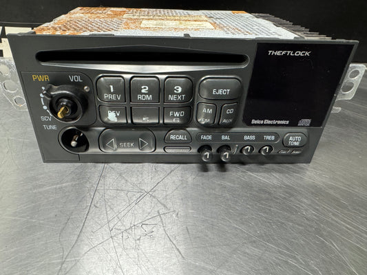 1997-2004 CORVETTE C5 RADIO AM FM CD PLAYER 09390211 DELCO OEM #L303