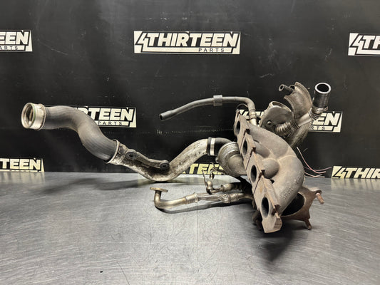 06-09 VOLKSWAGEN GOLF GTI EXHAUST MANIFOLD TURBO ASSEMBLY OEM #N506