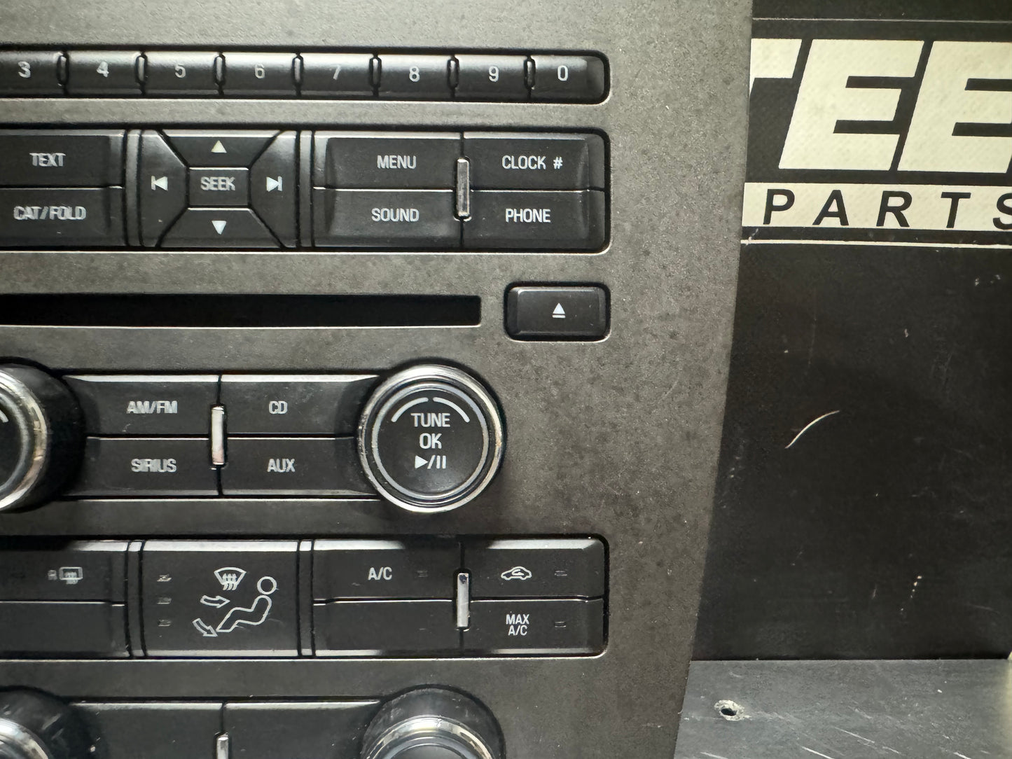 11-14 FORD MUSTANG RADIO TEMPERATURE CONTROL PANEL CR3T-18A802-JA OEM #N345